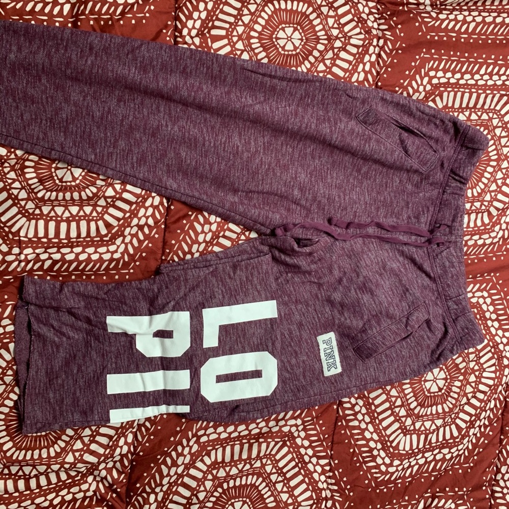 Pink sweatpants